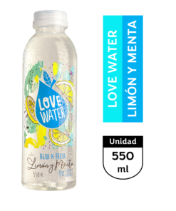 Love Water Limón Menta 550 ml