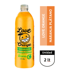 Love Orange Naranja Plátano 2 Lt