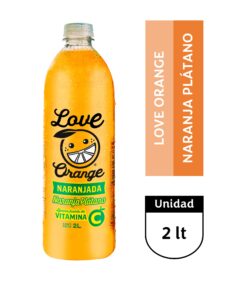Love Orange Naranja Plátano 2 Lt