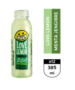Love Lemon Menta Jengibre 12 x 385 ml