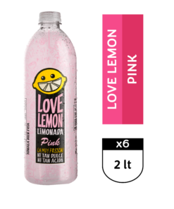Love Lemon Pink 6 x 2 Lt
